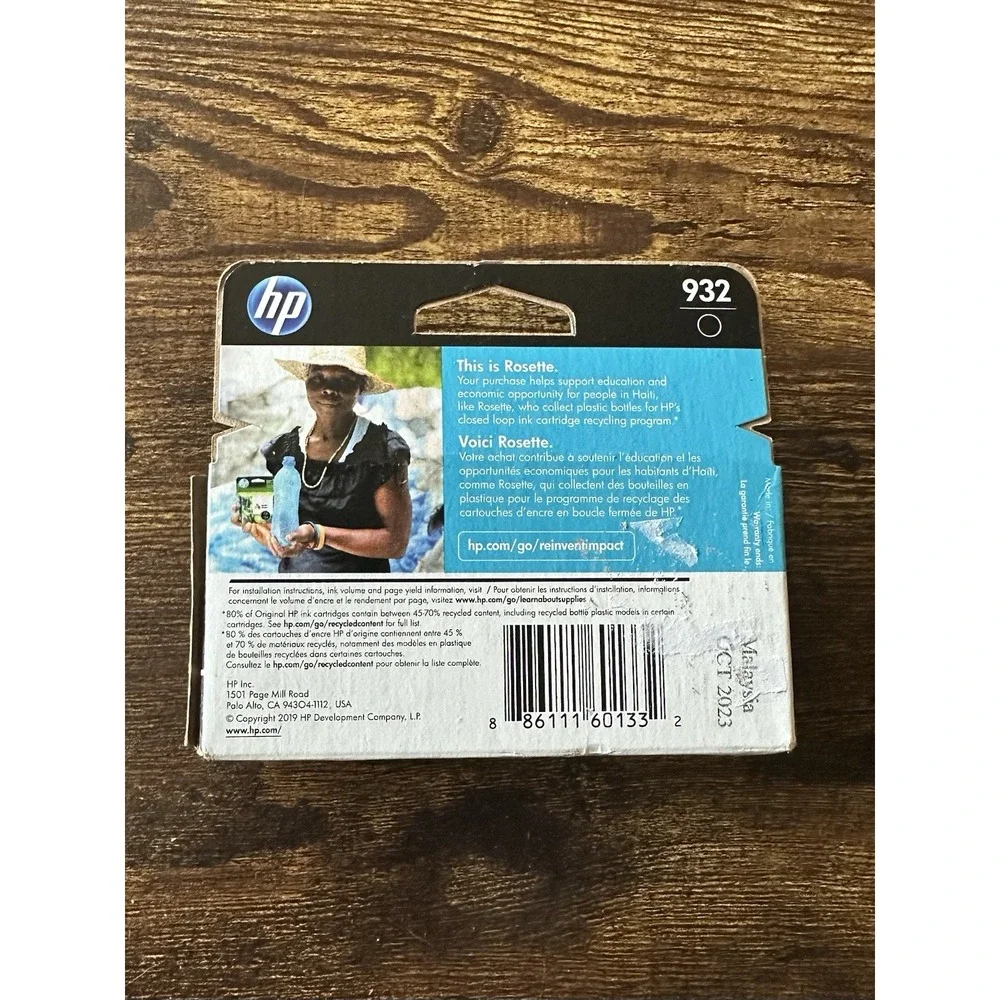 GENUINE HP 932 New sealed Original Black Ink Cartridge OEM Officejet 6100 6600